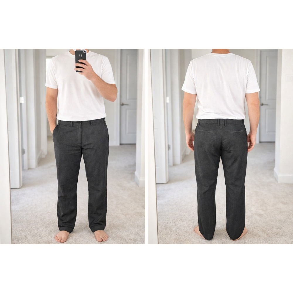 Volcom 38 V Monty Pant Mens Charcoal NEW Straight Leg Chino A11313S1